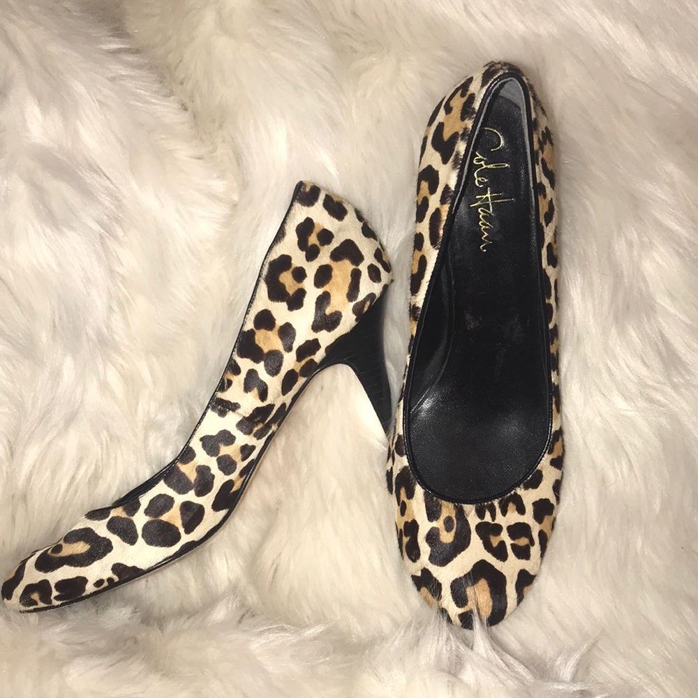 Cole Haan Nike Air leopard heels 👠